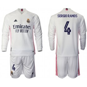 Real Madrid Sergio Ramos 4 Kind Thuistenue 2020-21 L/S